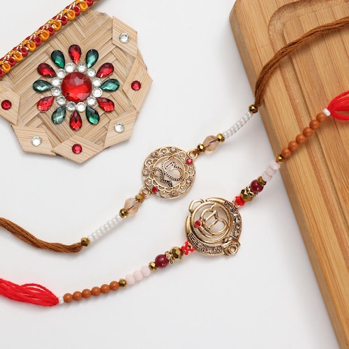 Buy Two Punjabi Ek Onkar Rakhi Set