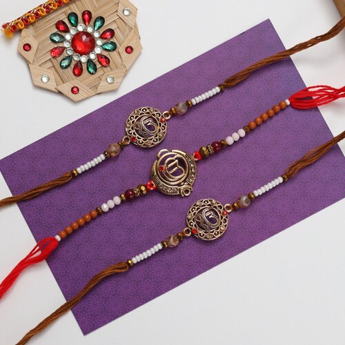 Buy Set Of 3 Punjabi Style Rakhi