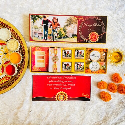 Buy Personalised Raksha Bandhan Gift Set With Combo