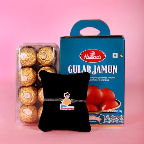 Buy Kids Rakhi Sweets Combo