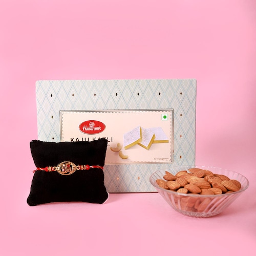 Buy Rakhi With Almonds Combo