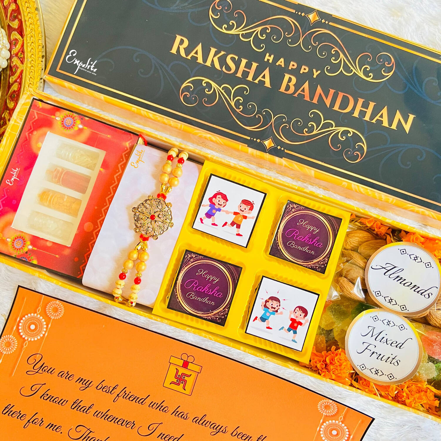 Rakhi combo | best rakhi gift for brother | Customised rakhi | Best gi –  BBD GIFTS