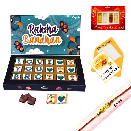 Buy Raksha Bandhan Chocolate Gift Box