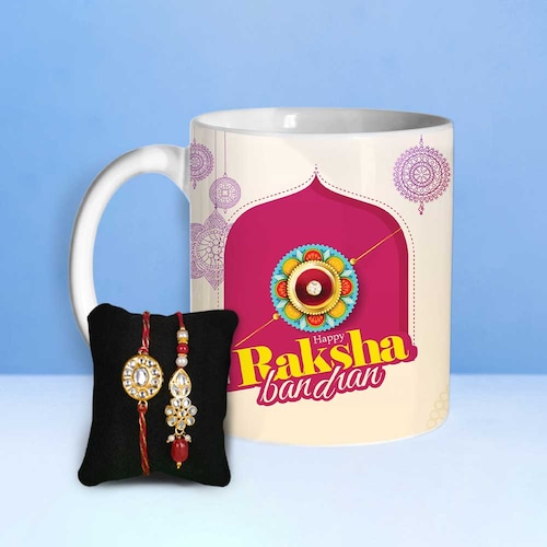 Buy Raksha Bandhan Mug And Bhaiya Bhabhi Rakhi