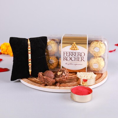 Amusing Rakhi Complete Combo