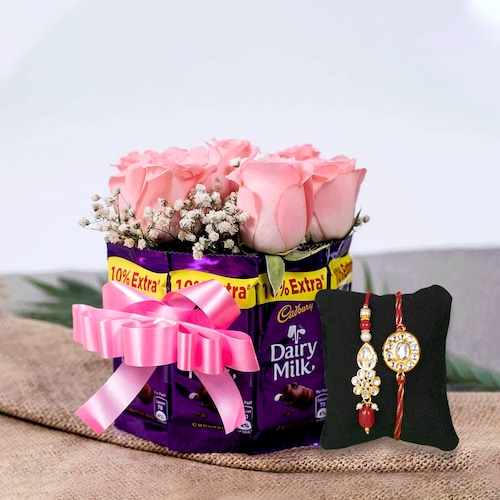 Buy Chocolate Bouquet With Rakhi For Brother
