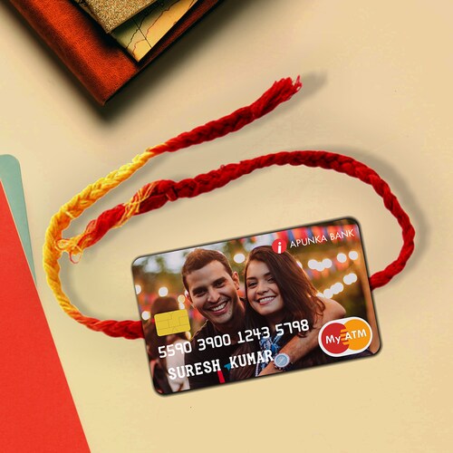 Buy Personalized ATM Photo Rakhi