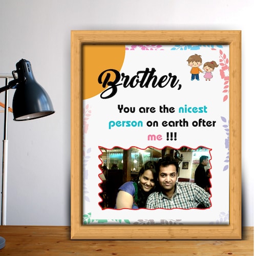 Buy Brother and Sister Photo Frame