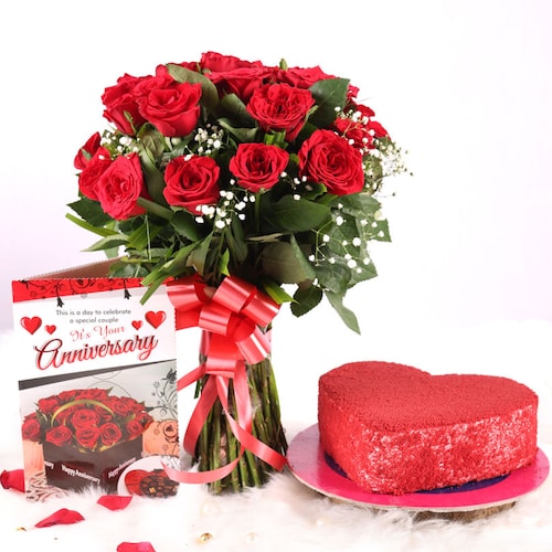 Buy Red Rose Petals With Combo