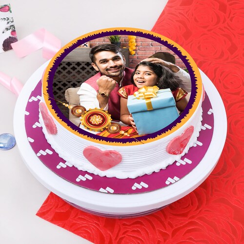 Buy Rakhi Photo Cake