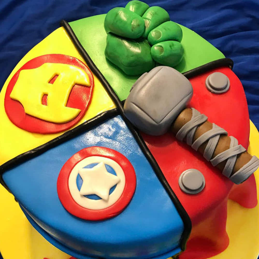 2 Tier Superhero Avengers Theme Cake Delivery in Delhi NCR - ₹7,499.00 Cake  Express