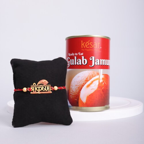 Buy Shree Krishna Rakhi With Gulab Jamun