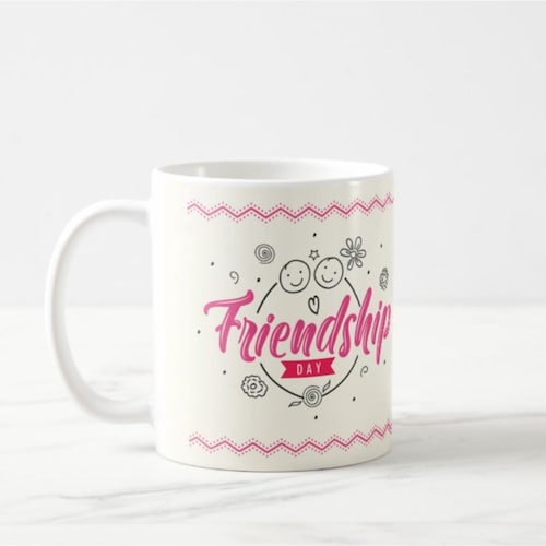 Buy Pink  Friendship Day Mug