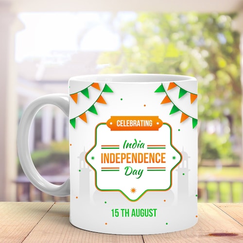 Buy Colourful Independence Day Mug