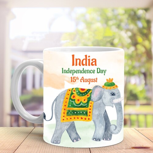 Buy Elephant Independence Day Mug