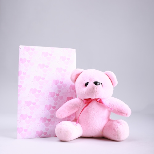 Buy 6 Inches Teddy With Greeting Card As Per Occasion
