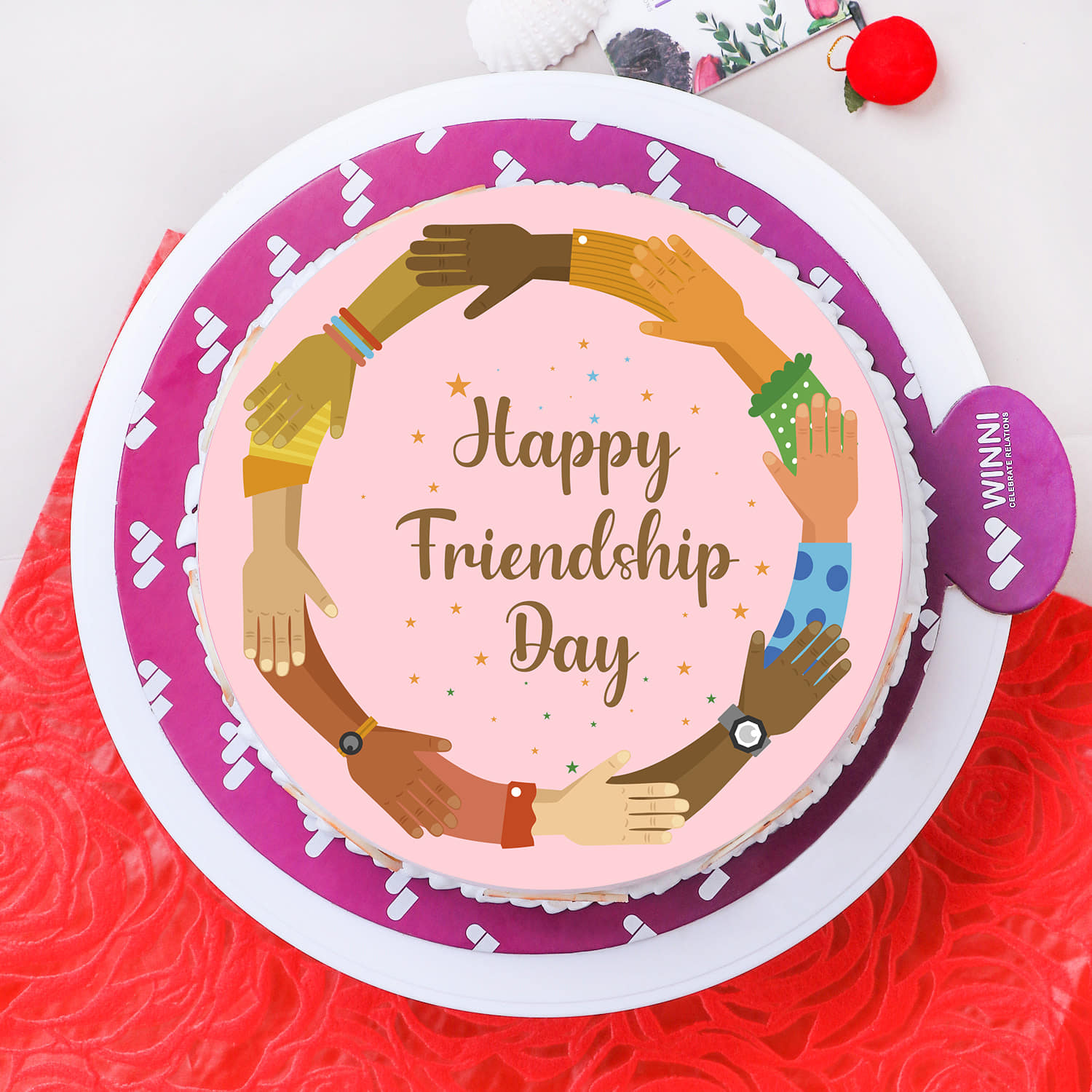 Buy Festiko® 10 Pcs Happy Friendship Day Cupcake Topper, Cake Decoration  Supplies, Friend's Day Celebration Supplies Online at Low Prices in India -  Amazon.in