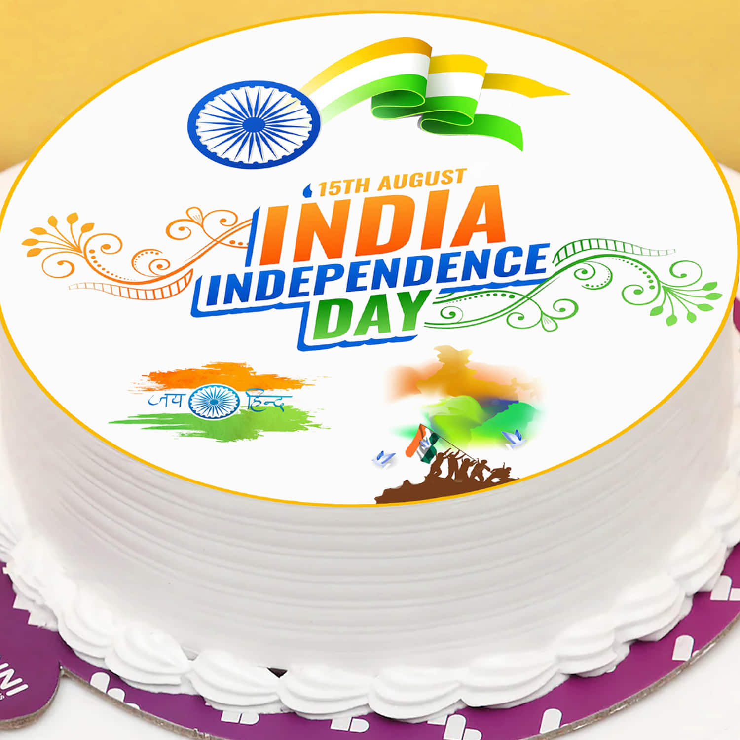 Independence Day Special Chocolate Cake - Tasty Treat Cakes