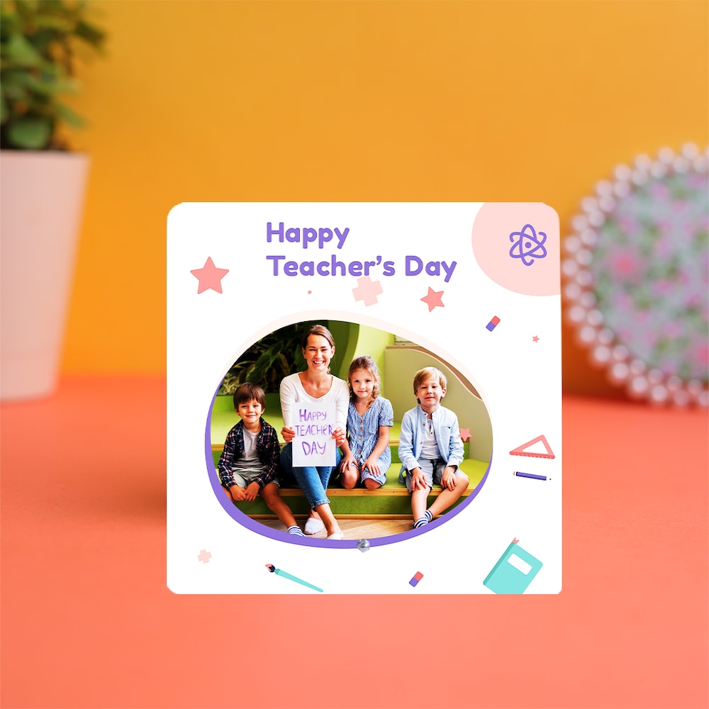 Personalized Print Teacher Day Table Top | Winni