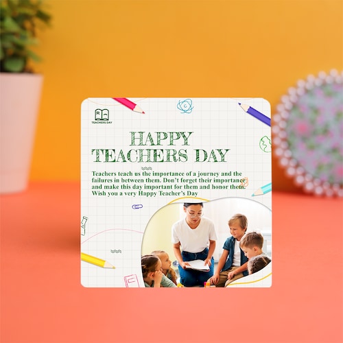 Buy Happy Teachers Day Printed Table Top