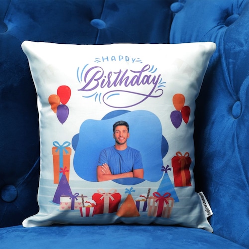 Buy Personalised Birthday Cushion For Him