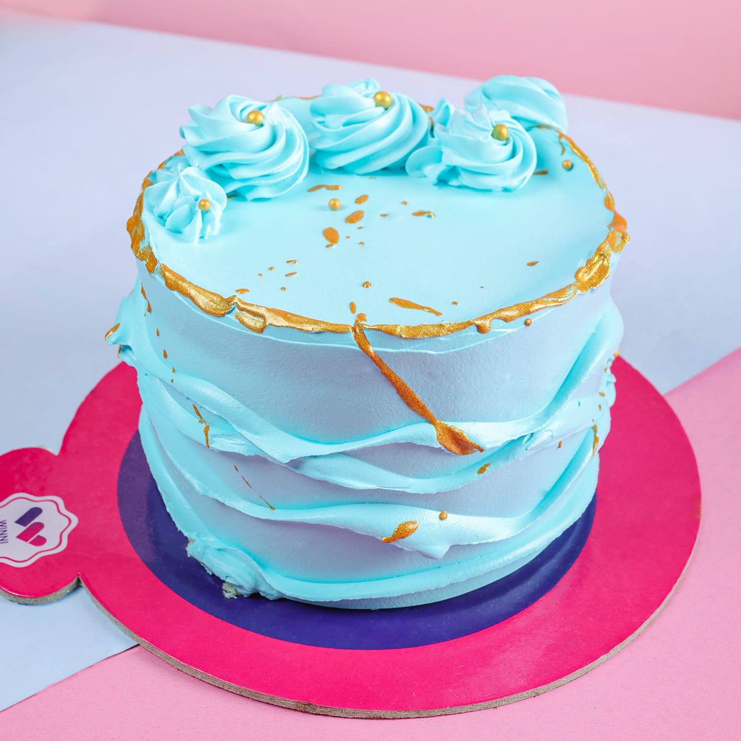Light Blue Cake | Order Online | Oh My Cake!