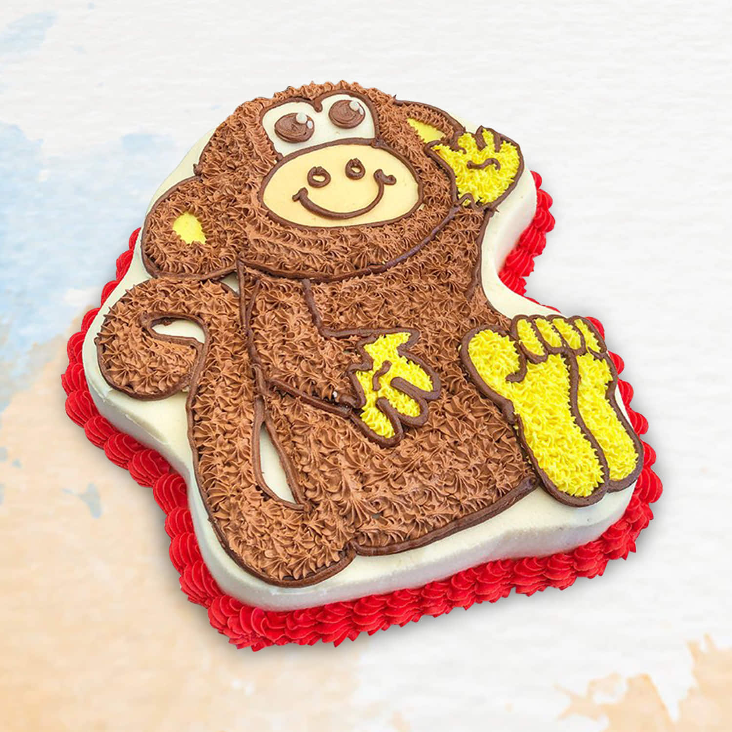 Monkey Themed Birthday Cake | The Blue Jar Blog