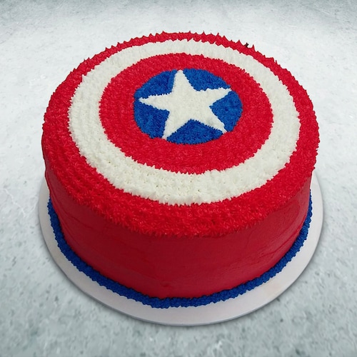 Buy Captain America Theme Cake