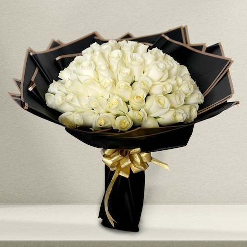 Buy Pure Peaceful  White Roses