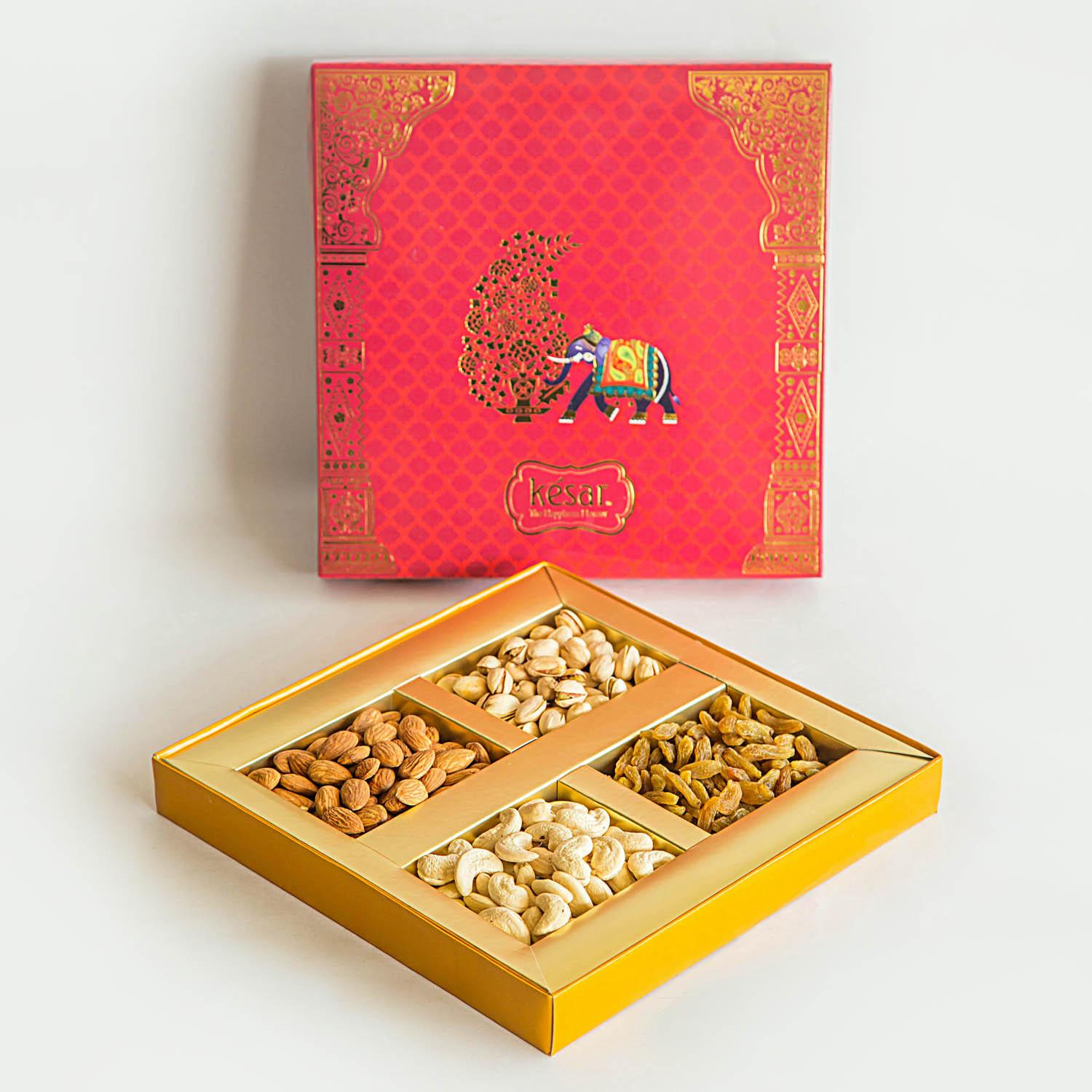 Rakhi with Dry Fruits Online in India – Tied Ribbons