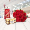 Buy Red Roses Ferrero Rocher Combo