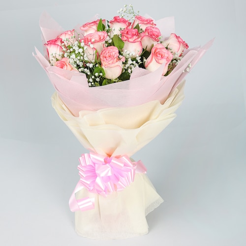 Buy Pink Roses Of Happiness