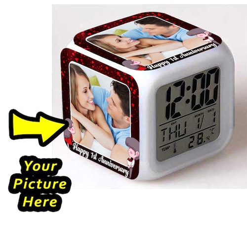Buy 1st Anniversary Led Clock