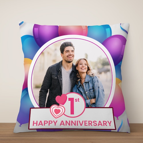 Buy 1st Anniversary Special Cushion