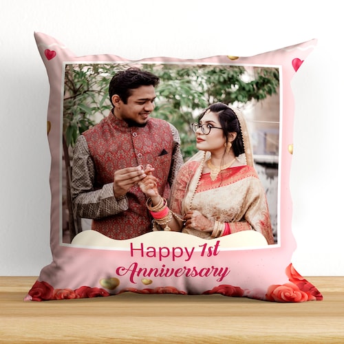 Buy 1st Couple Anniversary Cushion