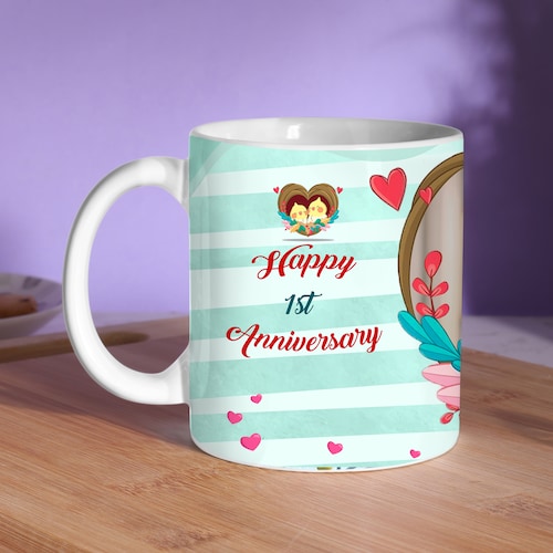 Buy Happy 1st Anniversary Mug