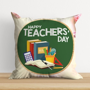 Happy Teacher Day Cushion