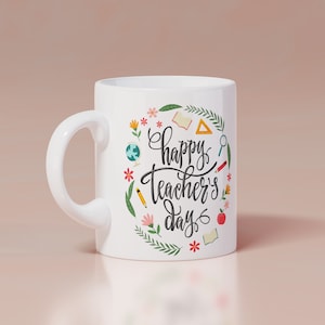 Happy Teacher Day Mug
