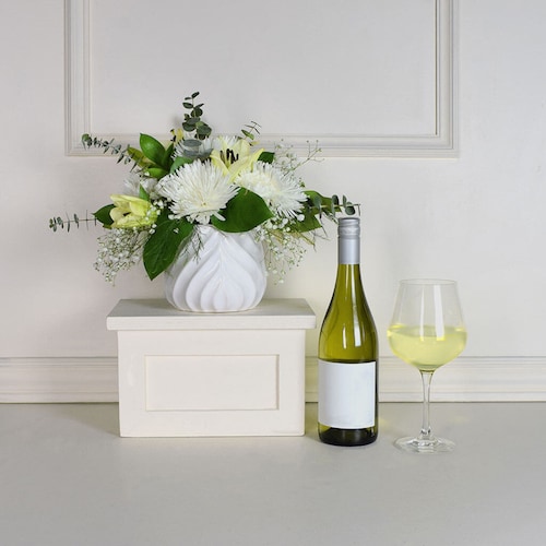 Buy Sweet Talk Flowers And Wine Gift Set