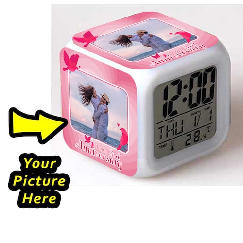 Buy 3rd Anniversary Led Clock