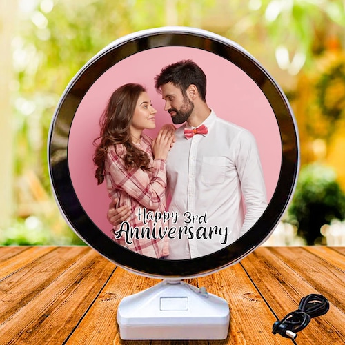 Buy Happy 3rd Anniversary Magic Mirror