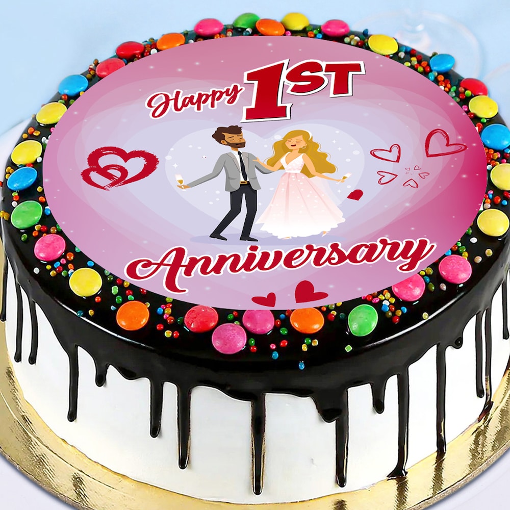 1st Anniversary Poster Cake | Winni.in