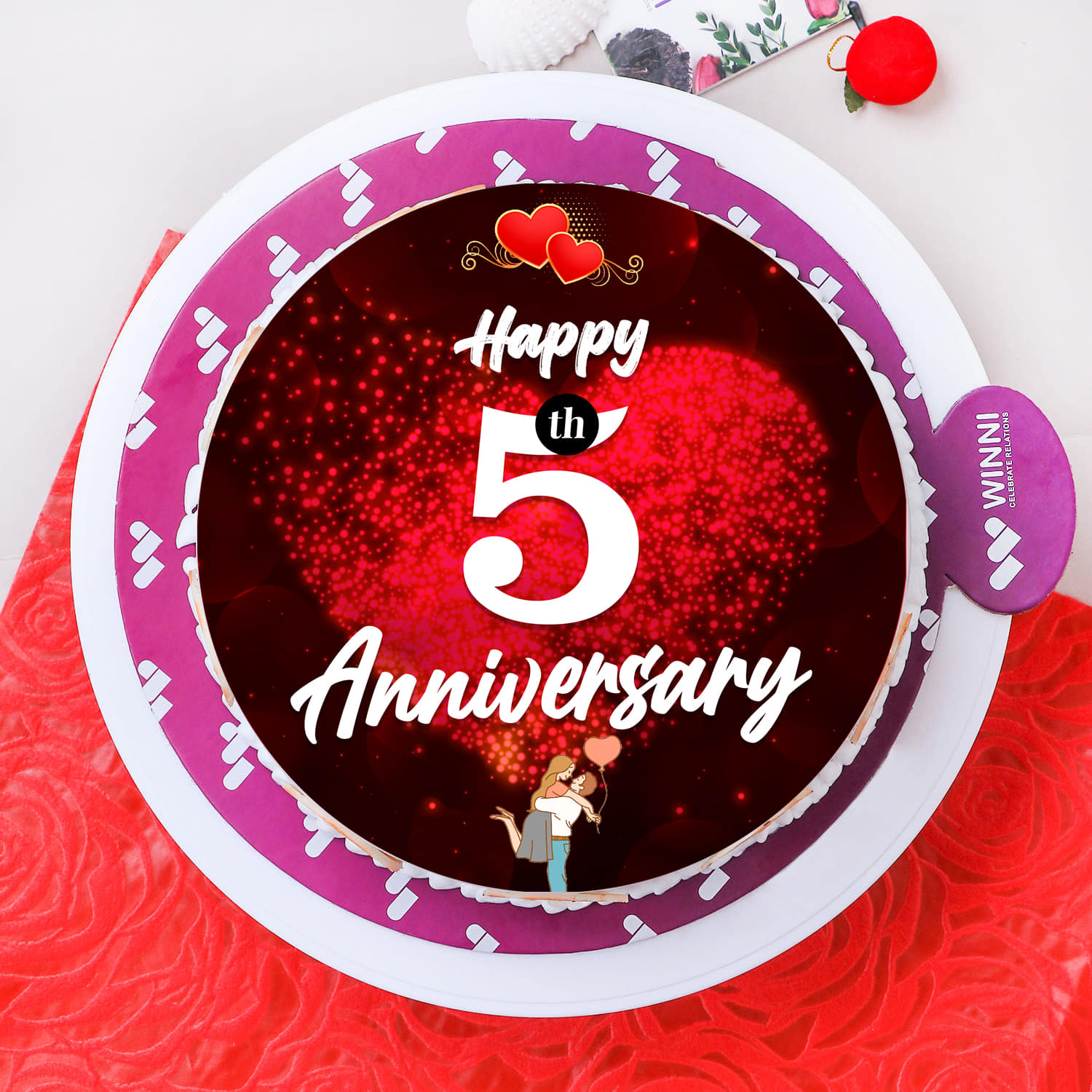 Custom Anniversary Cake Topper | Celebrate Your Special Day - Celebrate Cake  Toppers