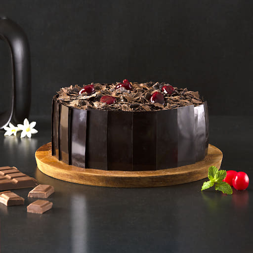 Black Forest Flax Cake, 24x7 Home delivery of Cake in Chamundi Betta, Mysore