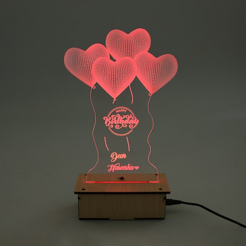 Buy Heart 3D Illusion Lamp