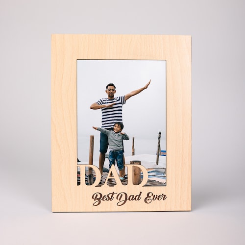 Dad and sales son picture frame