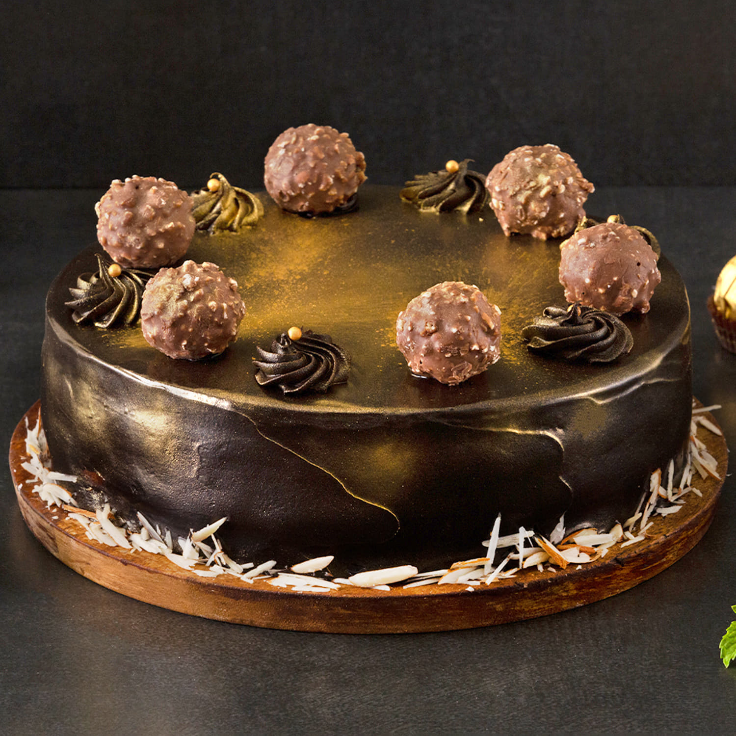Sugar-Free Belgian Chocolate Truffle cake (Eggless)