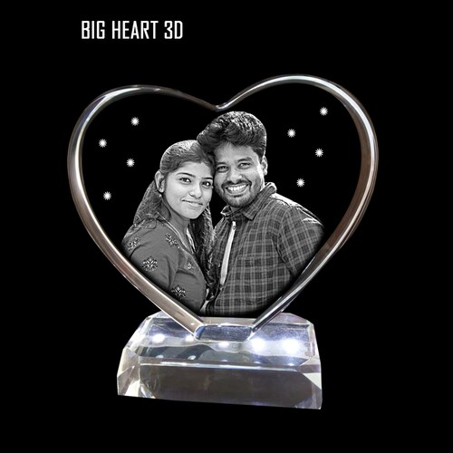 Buy 3D Couple Heart Crystal