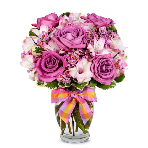Buy Blissful Light Purple Floral Bouquet