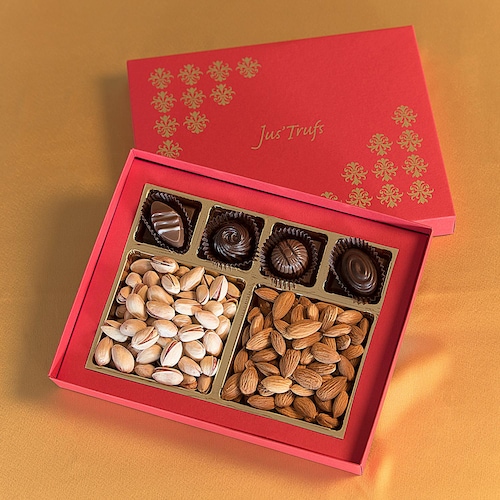 Buy Adorable Delight Truffles And Dry Fruits Gift